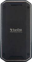 SanDisk Professional - PRO-G40 SSD 2TB External Thunderbolt 3 and USB-C NVMe Portable SSD - Black - Large Front