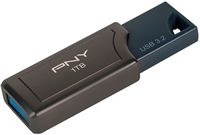 PNY - PRO Elite V2 1TB USB 3.2 Gen 2 Flash Drive - Black - Large Front