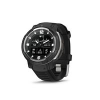 Garmin - Instinct Crossover 45mm Smartwatch Fiber-reinforced Polymer - Black - (2022) - Large Front