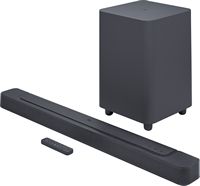 JBL - BAR 500 5.1ch Soundbar with Multibeam and Dolby Atmos - Black - Large Front