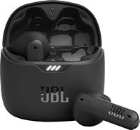 JBL - Tune Flex True Wireless Noise Cancelling Earbuds - Black - Large Front