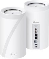 TP-Link - Deco BE33000 Quad-Band Mesh Wi-Fi 7 System (2-Pack) - White - Large Front