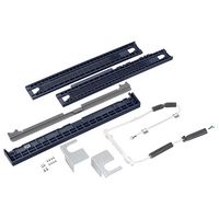 Samsung - Stacking and Multi-Control Combo Kit for Bespoke Hybrid Heat Pump Dryer - Brushed Navy - Large Front