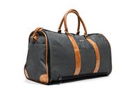 PKG - Rosedale 41L Recycled Garment Duffle Bag - Grey/Tan - Large Front