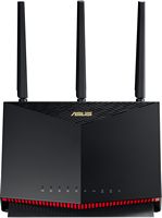 ASUS - AX5700 Dual-Band Wi-Fi 6 Router - Black - Large Front