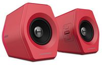 Edifier - G2000 2.0 Bluetooth Gaming Speakers with RGB Lighting (2-Piece) - Red - Large Front