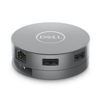 Dell - DA305 6-in-1 USB-C Multiport Adapter Docking Station - Gray - Large Front