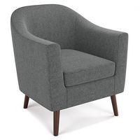 Simpli Home - Thorne Accent Chair - Shadow Grey - Large Front