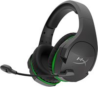 HyperX - CloudX Stinger Core Wireless Gaming Headset for Xbox X|S and Xbox One - Black/Green - Large Front