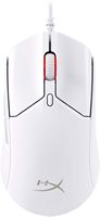 HyperX - Pulsefire Haste 2 Lightweight Wired Optical Gaming Mouse with RGB Lighting - Wired - White - Large Front