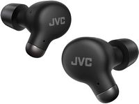 JVC - Marshmallow Plus True Wireless Headphones with Noise Cancelling - Black - Large Front