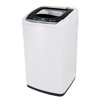 Black+Decker - Small Portable Washer,Portable Washer 0.9 Cu. Ft. with 5 Cycles, Transparent Lid &... - Large Front