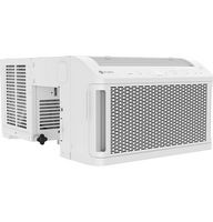 GE Profile - ClearView 450 Sq. Ft. 10,300 BTU Smart Ultra Quiet Window Air Conditioner - White - Large Front