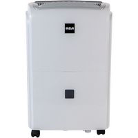 RCA 50 Pint Dehumidifier with built-in pump - White - Large Front