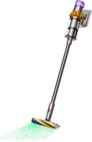 Dyson - V15 Detect Cordless Vacuum with 8 accessories - Yellow/Nickel - Large Front