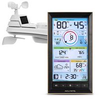 AcuRite - Iris (5-in-1) Weather Station with Vertical Color Display for Hyperlocal Weather Foreca... - Large Front