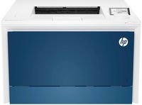 HP - LaserJet Pro 4201dn Color Laser Printer - White/Blue - Large Front