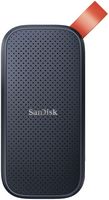 SanDisk - 2TB External USB 3.2 Gen 2 Type C Portable SSD - Black - Large Front