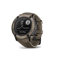 Garmin - Instinct 2X Solar Tactical Edition Smartwatch 50 mm Fiber-reinforced Polymer - Tan - Large Front