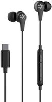 JLab - JBuds Pro USB-C Wired Earbuds - Black - Large Front