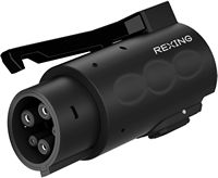 Rexing - Tesla to J1772 Electric Vehicle (EV) Charger Adapter - Black - Large Front