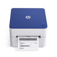 HP - Shipping Label Printer, Internal Tray 4x6 Direct Thermal Printer - 203 DPI - Large Front