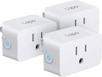 TP-Link - Tapo Smart Wi-Fi Plug Mini with Matter (3-pack) - White - Large Front