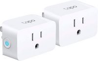 TP-Link - Tapo Smart Wi-Fi Plug Mini with Matter (2-pack) - White - Large Front