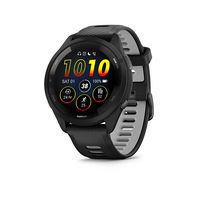 Garmin - Forerunner 265 GPS Smartwatch 46 mm Fiber-Reinforced polymer - Black - Large Front