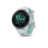 Garmin - Forerunner 265S GPS Smartwatch 42 mm Fiber-reinforced polymer - Black/Whitestone - Large Front