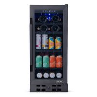 NewAir - 15” FlipShelf 33-Bottle or 80-Can Beverage Cooler with Reversible Shelves - Color - Large Front