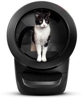 Whisker - Litter-Robot 4 Smart App-Controlled Self-Cleaning Litter Box - Black - Large Front