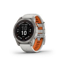 Garmin - fenix 7 Pro Sapphire Solar GPS Smartwatch 47 mm Fiber-reinforced polymer - Titanium - Large Front