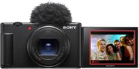 Sony - ZV1 II 20.1-Megapixel Digital Camera for Content Creators and Vloggers - Black - Large Front