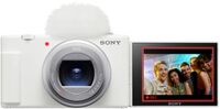 Sony - ZV-1 II 20.1-Megapixel Digital Camera for Content Creators and Vloggers - White - Large Front