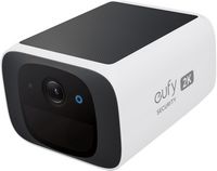 eufy - SoloCam S220 Outdoor Battery Powered Security Camera with Solar Charging - White - Large Front