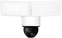 eufy - E340 Outdoor Wired 3K PTZ Security Camera with Floodlights and Dual Lens - White - Large Front