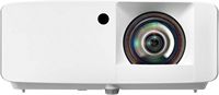 Optoma - GT2000HDR Compact Short Throw 1080p HD Laser Projector with High Dynamic Range - White - Large Front