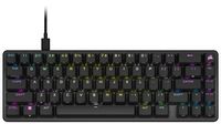 CORSAIR - K65 PRO MINI RGB 65% Optical-Mechanical Gaming Keyboard Backlit RGB LED, OPX - Black - Large Front