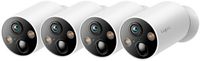 TP-Link - Tapo 4-pack 2K Indoor/Outdoor Cameras with 10000mAh Battery (Up to 300 days of power) a... - Large Front