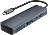 Hyper - HyperDrive Next​ 6 Port USB-C Hub, 4K HDMI, 1 USB-C, 2 USB-A, travel dock for MacBook and... - Large Front