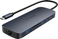 Hyper - HyperDrive Next​ 11 Port USB-C Hub, dual 4K HDMI, Ethernet, 2 USB-C, 2 USB-A, microSD/SD,... - Large Front