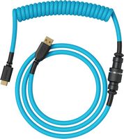 Glorious - Coiled USB-C Artisan Braided Keyboard Cable for Mechanical Gaming Keyboards - Electric... - Large Front