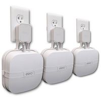 Mount Genie - The Easy Outlet Mount For eero Pro 6 and eero Pro 6E (3-pack) - White - Large Front