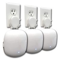 Mount Genie - The Easy Outlet Holder for Nest WiFi Pro (3-pack) - White - Large Front