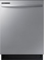 Samsung - 24” Top Control Built-In Dishwasher with Height-Adjustable Rack, 53 dBA - Stainless Steel - Large Front