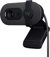 Logitech - Brio 100 1080p Full HD Webcam for Meetings and Streaming - Graphite - Large Front