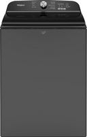 Whirlpool - 5.3 Cu. Ft. High Efficiency Top Load Washer with Deep Water Wash Option - Volcano Black - Large Front