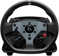 Logitech - PRO Racing Wheel for PC with TRUEFORCE Force Feedback - Black - Large Front