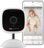 Masimo - Stork Camera Baby Monitor with QHD-Capable Video Streaming, Two-Way Audio, and Remote Tr... - Large Front
